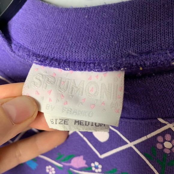 SPUMONI By Franko Vintage 80's Teddy Bears Around the World Crew Neck Sweatshirt - Picture 5 of 7